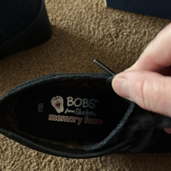 Bobs size 6.5 ladies wedge black nwt - Picture 10 of 14
